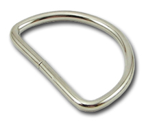 B-DR-02W 2000 Silver 7 Gauge Metal D-Ring
